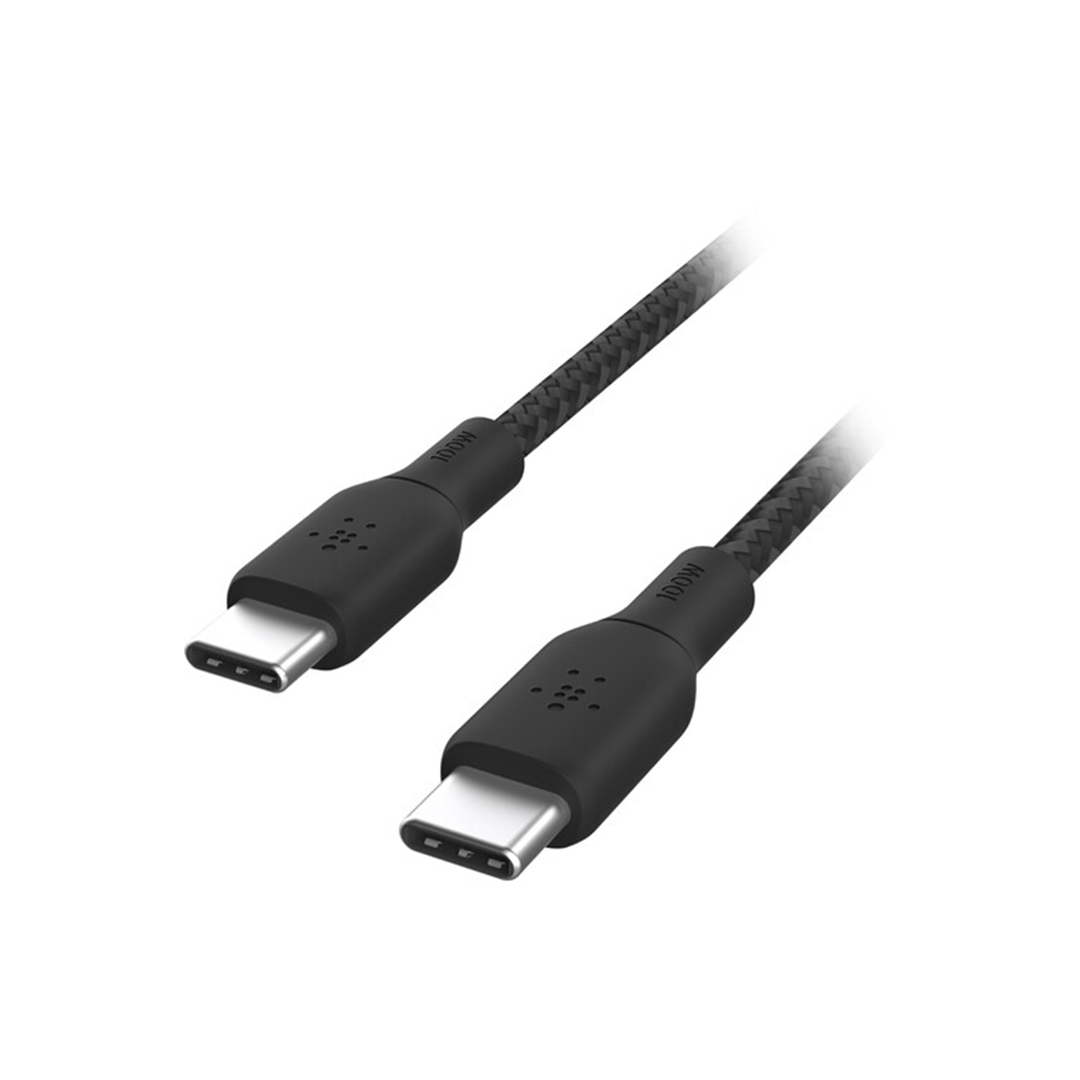 Belkin BoostCharge USB-C Braided Cable 2M - Black in Qatar Belkin BoostCharge USB-C Braided Cable 2M - Black in Qatar